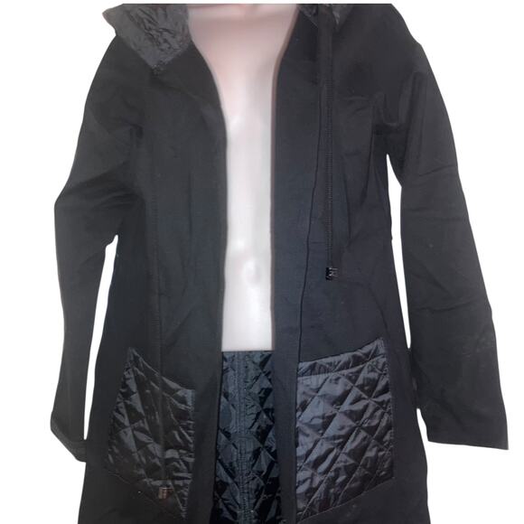Joseph Ribkoff Black Quilted Open Cover-up Jacket-size 8 - Picture 4 of 15